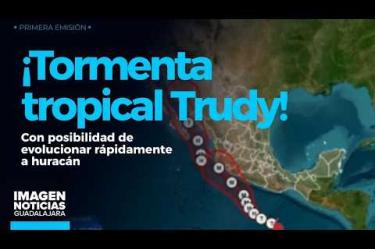 Las autoridades meteorológicas mantienen en estricta vigilancia a la tormenta tropical Trudy, la cual se desplaza por el Océano Pacífico con posibilidad de evolucionar rápidamente a huracán mayor hacia el fin de semana.

#NoticiasImagen

Síguenos en nuestras redes:

Instagram: https://www.instagram.com/imagentvgdl/
TikTok: https://www.tiktok.com/@imagennoticias
Twitter: https://twitter.com/ImagenTVGDL
Facebook: https://www.facebook.com/ImagenTVGDL/
Visita nuestro sitio Web: https://www.imagentv.com/guadalajara

Mantente siempre informado con las noticias sobre los acontecimientos más importantes a nivel nacional con Erick Breguer.

¡Déjanos tus comentarios, da like, comparte y suscríbete!