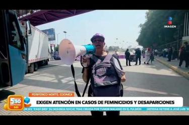 Por más de 9 horas, los familiares de #SofíaMadai, una pequeña de 11 años localizada sin vida el 3 de octubre, bloquearon el #Periférico Norte, a la altura de Naucalpan, para exigir avances en la investigación. 

#NoticiasImagen #ImagenNoticias530 

Visita nuestro sitio web: http://www.imagentv.com 

No te pierdas Imagen Noticias 5:30 con Marlene Stahl, Nuria Gil y Adriana Treviño de lunes a viernes por Imagen Televisión. 

TikTok 5:30: https://www.tiktok.com/@imagennoticias530  
TikTok Noticias: https://www.tiktok.com/@imagennoticias 

Instagram 5:30: https://www.instagram.com/imagennoticias530  
Instagram Noticias: https://www.instagram.com/imagentvnoticias/ 

X 5:30: https://x.com/imagen530  
X Noticias: https://twitter.com/ImagenNoticias_ 
X Televisión: https://twitter.com/ImagenTVMex 

Facebook Noticias: https://www.facebook.com/ImagenTVNoticias 

Aquí encontrarás la mejor información nacional e internacional de Imagen Noticias con Francisco Zea, Nacho Lozano, Crystal Mendivil, Enrique Sánchez y Paola Rojas.