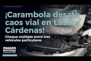 Un choque múltiple entre tres vehículos particulares provocó intenso caos vehicular sobre la calzada Lázaro Cárdenas, a la altura del Parque de la Liberación, en sentido poniente a oriente.
#NoticiasImagen
Síguenos en nuestras redes:
Instagram: https://www.instagram.com/imagentvgdl/
TikTok: https://www.tiktok.com/@imagennoticias
Twitter: https://twitter.com/ImagenTVGDL
Facebook: https://www.facebook.com/ImagenTVGDL/
Visita nuestro sitio Web: https://www.imagentv.com/guadalajara
Mantente siempre informado con las noticias sobre los acontecimientos más importantes a nivel nacional con Carolina Martínez.
¡Déjanos tus comentarios, da like, comparte y suscríbete!
