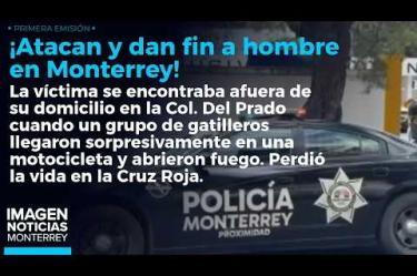 Gatilleros en motocicleta dieron fin a un hombre en la Col. Del Prado en Monterrey.
No te pierdas Imagen Noticias Monterrey con Claudia Ovalle de lunes a viernes por Imagen Televisión Monterrey.
Síguenos en nuestras redes
Instagram: https://www.instagram.com/imagentvmonterrey/
Twitter: https://twitter.com/ImagenTVMTY
Facebook: https://www.facebook.com/ImagenTVMTY/
Mantente siempre informado con las noticias sobre los acontecimientos más importantes a nivel nacional con Claudia Ovalle y Brenda Cavazos.
¡Dale like y suscríbete!