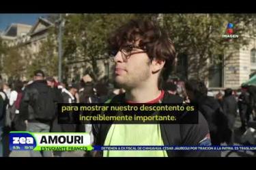Protestas en Francia terminaron con incendios, saqueos y cientos de detenidos. Estudiantes y trabajadores reclaman por el costo de vida y la falta de recursos para educación.
#LoDijoZea #NoticiasImagen #ImagenNoticias
Visita nuestro sitio web: http://www.imagentv.com
No te pierdas Imagen Noticias con Francisco Zea de lunes a viernes en punto de las 6:30 am por Imagen Televisión.
TikTok: https://www.tiktok.com/@imagennoticias
Instagram Imagen Noticias con Francisco Zea: https://www.instagram.com/imagenzea
Instagram: https://www.instagram.com/imagentvnoticias/
X Imagen Noticias con Francisco Zea: https://x.com/imagenZea
X Noticias: https://twitter.com/ImagenNoticias_
X Televisión: https://twitter.com/ImagenTVMex
Facebook Imagen Noticias con Francisco Zea: https://www.facebook.com/ImagenZea/
Facebook: https://www.facebook.com/ImagenTVNoticias
Aquí encontrarás la mejor información nacional e internacional de Imagen Noticias con Francisco Zea, Nacho Lozano, Crystal Mendivil, Enrique Sánchez y Paola Rojas.