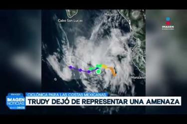 La Coordinación Nacional de Protección Civil emitió el último aviso meteorológico sobre el ciclón #Trudy tras confirmarse su degradación a baja presión remanente. El sistema se localizó a 260 kilómetros al oeste-suroeste de Cabo Corrientes, #Jalisco, registrando vientos sostenidos de 55 km/h y desplazamiento hacia el norte.
#NoticiasImagen
Síguenos en nuestras redes:
Instagram: https://www.instagram.com/imagentvgdl/
TikTok: https://www.tiktok.com/@imagennoticias
Twitter: https://twitter.com/ImagenTVGDL
Facebook: https://www.facebook.com/ImagenTVGDL/
Visita nuestro sitio Web: https://www.imagentv.com/guadalajara
Mantente siempre informado con las noticias sobre los acontecimientos más importantes a nivel nacional con Erick Breguer.
¡Déjanos tus comentarios, da like, comparte y suscríbete!