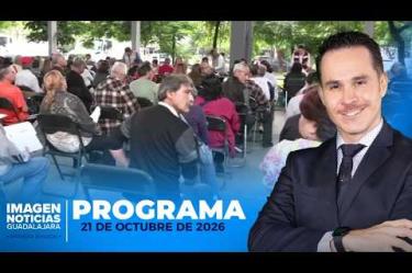 No te pierdas Imagen Noticias Guadalajara con Erick Breguer de lunes a viernes en punto de las 5:50 a.m. en el 3.1 por Imagen Televisión Guadalajara.
#NoticiasImagen
Síguenos en nuestras redes:
Instagram: https://www.instagram.com/imagentvgdl/
TikTok: https://www.tiktok.com/@imagennoticias
Twitter: https://twitter.com/ImagenTVGDL
Facebook: https://www.facebook.com/ImagenTVGDL/
Visita nuestro sitio Web: https://www.imagentv.com/guadalajara
Mantente siempre informado con las noticias sobre los acontecimientos más importantes a nivel nacional con Erick Breguer, Carolina Martínez y Ricardo Camarena.
¡Déjanos tus comentarios, da like, comparte y suscríbete!