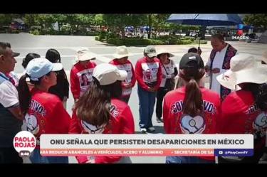 En Guerrero, familias fueron desplazadas de la sierra de Zihuatanejo por grupos criminales. Por su parte, la ONU advirtió que las desapariciones persisten en México y pidió cooperación internacional para atender la crisis.