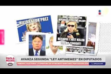 La Comisión de Justicia de la Cámara de Diputados aprobó la llamada “Ley Antimemes”. Además, legisladores rindieron homenaje al periodista Francisco Garfias.