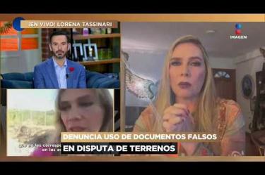 Lorena Tassinari rompe en llanto en vivo al denunciar entre lágrimas que recibe severas amenazas, exponiendo el aterrador calvario que enfrenta por la disputa de un terreno y haciendo un desesperado llamado a las autoridades por el temor a perder la vida.
#DePrimeraManoTV
No te pierdas lo mejor del espectáculo de lunes a viernes De Primera Mano a las 3 p.m. con Gustavo Adolfo Infante, Addis Tuñón, Érika González y Lalo Carrillo por el canal 3 en Imagen Televisión.
Visita también nuestra página: www.imagentv.com
▶️Programas completos: https://www.youtube.com/playlist?list=PLYnzMSw5fD7QoZlVNdIIdKqNpah_LS1R0
▶️Recopilación Especiales: https://www.youtube.com/playlist?list=PLYnzMSw5fD7RNZbEDMZ5q0349p-yeUEqm
▶️ Invitados De Primera Mano: https://www.youtube.com/playlist?list=PLYnzMSw5fD7QR3p02rRedi-ZorW3R2NZy
Síguenos en:
TikTok: https://www.tiktok.com/@deprimeramanoitv
Instagram: https://www.instagram.com/deprimeramanoitv/
Facebook: https://www.facebook.com/DePrimeraManoImagenTV
X: https://twitter.com/deprimeramano
O en las redes de Imagen Televisión
Facebook: https://www.facebook.com/ImagenTVMex
Twitter: https://twitter.com/ImagenTVMex
Instagram: https://www.instagram.com/imagentvmex/
TikTok: https://www.tiktok.com/@imagentv