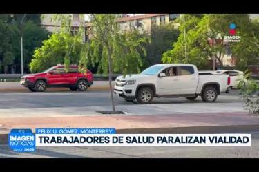 Trabajadores del IMSS paralizan una avenida en Monterrey en exigencia de aumento salarial.
No te pierdas Imagen Noticias Monterrey con Brenda Cavazos de lunes a viernes por Imagen Televisión Monterrey.
Síguenos en nuestras redes
Instagram: https://www.instagram.com/imagentvmonterrey/
Twitter: https://twitter.com/ImagenTVMTY
Facebook: https://www.facebook.com/ImagenTVMTY/
Mantente siempre informado con las noticias sobre los acontecimientos más importantes a nivel nacional con Claudia Ovalle y Brenda Cavazos.
¡Dale like y suscríbete!