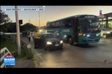 Un percance por alcance registrado sobre #PeriféricoNorte, a las afueras de la estación Periférico Belenes de la Línea 3 del #TrenLigero en #Zapopan, provoca severas complicaciones viales con avance a vuelta de rueda desde el camino a Bosque de San Isidro en dirección al poniente.

#NoticiasImagen

Síguenos en nuestras redes:

Instagram: https://www.instagram.com/imagentvgdl/
TikTok: https://www.tiktok.com/@imagennoticias
Twitter: https://twitter.com/ImagenTVGDL
Facebook: https://www.facebook.com/ImagenTVGDL/
Visita nuestro sitio Web: https://www.imagentv.com/guadalajara

Mantente siempre informado con las noticias sobre los acontecimientos más importantes a nivel nacional con Erick Breguer.

¡Déjanos tus comentarios, da like, comparte y suscríbete!