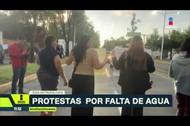 Vecinos de Zapopan bloquearon Periférico y avenida Guadalupe para exigir que se restablezca el agua. Para este sábado convocaron a otra manifestación en Guadalajara, donde denuncian hasta 15 días sin suministro.
