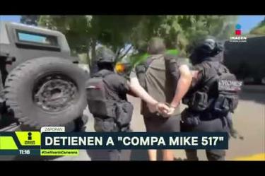 En Zapopan fue detenido “Compa Mike 517”, señalado como presunto operador del Cártel de Sinaloa y buscado en Estados Unidos. La captura ocurrió durante un operativo por tierra y aire.