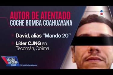 Autoridades federales capturaron en Tecomán, Colima, a tres hombres relacionados con la camioneta bomba que explotó en #Coahuayana, #Michoacán. Entre los detenidos figura “Mando 20”, presunto líder del CJNG responsable del ataque que dejó seis víctimas.
#NoticiasConNachoLozano
#NoticiasImagen
¡Como nadie en la noche! #ImagenNoticias con Nacho Lozano de lunes a viernes a las 10:30 pm en el 3.1 #ImagenTelevisión.
Visita nuestro sitio Web: http://bit.ly/2nT2Wz5
Síguenos en nuestras redes:
Instagram: @imagentvnoticias
Tiktok: @imagennoticias
X: @ImagenNoticias_
Facebook: https://www.facebook.com/ImagenTVNoticias/
Aquí encontrarás la mejor información nacional e internacional de Imagen Noticias con Francisco Zea, Paola Rojas, Crystal Mendivil y Nacho Lozano.