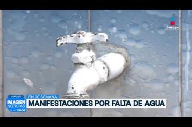 Vecinos de diversas colonias salieron a las calles para realizar tres manifestaciones por la suspensión prolongada del servicio de agua potable y la falta de respuesta a sus reportes en la Zona Metropolitana de #Guadalajara.