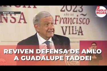 En enero, la ASF documentó un presunto esquema de triangulación de recursos públicos al interior del INE, tras las acusaciones revivieron los dichos de Andrés Manuel López Obrador donde defendía a #GuadalupeTaddei como una persona íntegra.