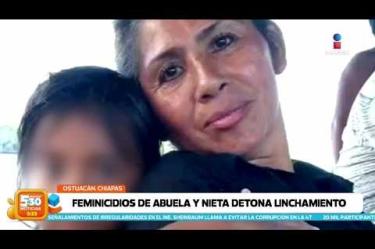 La rabia de los habitantes de #Ostuacán, #Chiapas, estalló a golpes, patadas e incendios cuando decidieron hacer justicia por su propia mano por un doble feminicidio, las víctimas, Miriam Cruz Alpuche, de 55 años, y su nieta Ariana, de tan solo 12 años.

#NoticiasImagen #ImagenNoticias530 

Visita nuestro sitio web: http://www.imagentv.com

No te pierdas Imagen Noticias 5:30 con Marlene Stahl, Nuria Gil y Adriana Treviño de lunes a viernes por Imagen Televisión.

TikTok 5:30: https://www.tiktok.com/@imagennoticias530 
TikTok Noticias: https://www.tiktok.com/@imagennoticias

Instagram 5:30: https://www.instagram.com/imagennoticias530 
Instagram Noticias: https://www.instagram.com/imagentvnoticias/

X 5:30: https://x.com/imagen530 
X Noticias: https://twitter.com/ImagenNoticias_
X Televisión: https://twitter.com/ImagenTVMex
 
Facebook Noticias: https://www.facebook.com/ImagenTVNoticias
 
Aquí encontrarás la mejor información nacional e internacional de Imagen Noticias con Francisco Zea, Nacho Lozano, Crystal Mendivil, Enrique Sánchez y Paola Rojas.