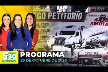 Visita nuestro sitio web: http://www.imagentv.com
No te pierdas Imagen Noticias 5:30 con Marlene Stahl, Nuria Gil y Adriana Treviño de lunes a viernes por Imagen Televisión.
TikTok 5:30: https://www.tiktok.com/@imagennoticias530
TikTok Noticias: https://www.tiktok.com/@imagennoticias
Instagram 5:30: https://www.instagram.com/imagennoticias530
Instagram Noticias: https://www.instagram.com/imagentvnoticias/
X 5:30: https://x.com/imagen530
X Noticias: https://twitter.com/ImagenNoticias_
X Televisión: https://twitter.com/ImagenTVMex
Facebook Noticias: https://www.facebook.com/ImagenTVNoticias
Aquí encontrarás la mejor información nacional e internacional de Imagen Noticias con Francisco Zea, Nacho Lozano, Crystal Mendivil, Enrique Sánchez y Paola Rojas.