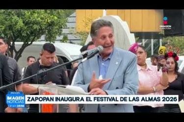 El gobierno municipal inauguró el Festival de las Almas 2026 en el Centro Histórico de #Zapopan.
#NoticiasImagen
Síguenos en nuestras redes:
Instagram: https://www.instagram.com/imagentvgdl/
TikTok: https://www.tiktok.com/@imagennoticias
Twitter: https://twitter.com/ImagenTVGDL
Facebook: https://www.facebook.com/ImagenTVGDL/
Visita nuestro sitio Web: https://www.imagentv.com/guadalajara
Mantente siempre informado con las noticias sobre los acontecimientos más importantes a nivel nacional con Erick Breguer.
¡Déjanos tus comentarios, da like, comparte y suscríbete!