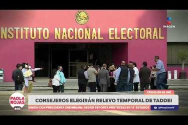 Tras recibir formalmente el oficio de renuncia de Guadalupe Taddei, el diputado Ricardo Monreal anunció el inicio del proceso legislativo para elegir la nueva presidencia del INE, se prevé tome entre cuatro y cinco semanas.