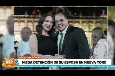 El diputado de Morena, #CuauhtémocBlanco, negó que su esposa #NataliaRezende enfrente problemas legales en Estados Unidos tras unas versiones que parecieron sobre una presunta detención en un aeropuerto de Nueva York por llevar dinero en efectivo sin declararlo.
#NoticiasImagen #ImagenNoticias530
Visita nuestro sitio web: http://www.imagentv.com
No te pierdas Imagen Noticias 5:30 con Marlene Stahl, Nuria Gil y Adriana Treviño de lunes a viernes por Imagen Televisión.
TikTok 5:30: https://www.tiktok.com/@imagennoticias530
TikTok Noticias: https://www.tiktok.com/@imagennoticias
Instagram 5:30: https://www.instagram.com/imagennoticias530
Instagram Noticias: https://www.instagram.com/imagentvnoticias/
X 5:30: https://x.com/imagen530
X Noticias: https://twitter.com/ImagenNoticias_
X Televisión: https://twitter.com/ImagenTVMex
Facebook Noticias: https://www.facebook.com/ImagenTVNoticias
Aquí encontrarás la mejor información nacional e internacional de Imagen Noticias con Francisco Zea, Nacho Lozano, Crystal Mendivil, Enrique Sánchez y Paola Rojas.