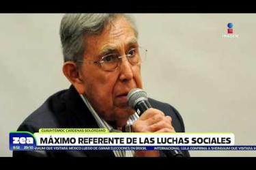 El ingeniero y líder histórico de la izquierda mexicana y precursor de la transición democrática del país, #CuauhtémocCárdenasSolórzano, falleció este 28 de octubre a los 92 años en la #CDMX; será velado en el Panteón Francés de San Joaquín.

#LoDijoZea #NoticiasImagen