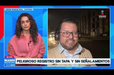 Vecinos y automovilistas alertaron sobre una alcantarilla o registro de servicios sin tapa ubicado a mitad del arroyo vehicular en el cruce de Valle de Atemajac y Valle de Tequila, en la Col. Parque Real de #Zapopan.
#NoticiasImagen
Síguenos en nuestras redes:
Instagram: https://www.instagram.com/imagentvgdl/
TikTok: https://www.tiktok.com/@imagennoticias
Twitter: https://twitter.com/ImagenTVGDL
Facebook: https://www.facebook.com/ImagenTVGDL/
Visita nuestro sitio Web: https://www.imagentv.com/guadalajara
Mantente siempre informado con las noticias sobre los acontecimientos más importantes a nivel nacional con Erick Breguer.
¡Déjanos tus comentarios, da like, comparte y suscríbete!