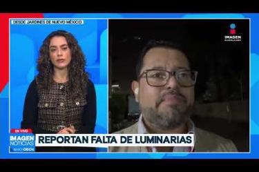 Vecinos y usuarios del transporte público en la Col. Jardines de Nuevo México, en #Zapopan, reportan una severa falta de luminarias sobre la calle Segunda Poniente, en su cruce con la Av. Idolina Gaona.

#NoticiasImagen

Síguenos en nuestras redes:

Instagram: https://www.instagram.com/imagentvgdl/
TikTok: https://www.tiktok.com/@imagennoticias
Twitter: https://twitter.com/ImagenTVGDL
Facebook: https://www.facebook.com/ImagenTVGDL/
Visita nuestro sitio Web: https://www.imagentv.com/guadalajara

Mantente siempre informado con las noticias sobre los acontecimientos más importantes a nivel nacional con Erick Breguer.

¡Déjanos tus comentarios, da like, comparte y suscríbete!