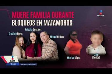 La ola de violencia en Matamoros tras la detención de “El Titan” dejó un saldo de 6 muertos, incluidos cuatro miembros de una familia y una niña de 7 años atrapada en el fuego cruzado. Autoridades retiraron 52 vehículos calcinados de la carretera. 

#NoticiasConNachoLozano
#NoticiasImagen 

¡Como nadie en la noche! #ImagenNoticias con Nacho Lozano de lunes a viernes a las 10:30 pm en el 3.1 #ImagenTelevisión. 

Visita nuestro sitio Web: http://bit.ly/2nT2Wz5 

Síguenos en nuestras redes: 
Instagram: @imagentvnoticias 
Tiktok: @imagennoticias 
X: @ImagenNoticias_ 
Facebook: https://www.facebook.com/ImagenTVNoticias/ 

Aquí encontrarás la mejor información nacional e internacional de Imagen Noticias con Francisco Zea, Paola Rojas, Crystal Mendivil y Nacho Lozano.