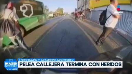 Un sujeto participó durante una riña para luego volver a la zona con un arma blanca en el centro de Monterrey. 

No te pierdas Imagen Noticias Monterrey con Brenda Cavazos de lunes a viernes por Imagen Televisión Monterrey.

Síguenos en nuestras redes
Instagram: https://www.instagram.com/imagentvmonterrey/
Twitter: https://twitter.com/ImagenTVMTY
Facebook: https://www.facebook.com/ImagenTVMTY/

Mantente siempre informado con las noticias sobre los acontecimientos más importantes a nivel nacional con Claudia Ovalle y Brenda Cavazos.


¡Dale like y suscríbete!