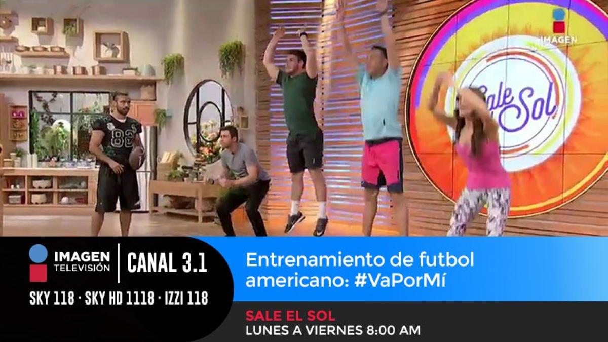 Entrenamiento de fútbol americano: #VaPorMí